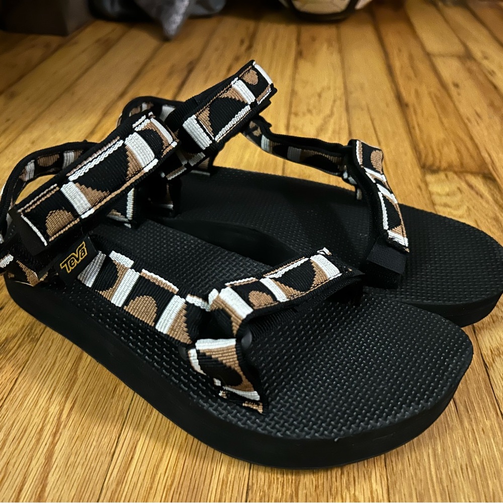 TEVA Midform sandals in color: Bounce black/Lion